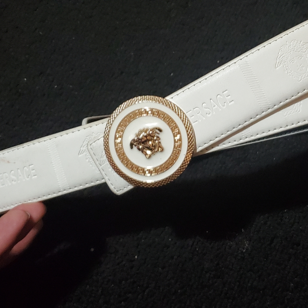 Versace Medusa head belt